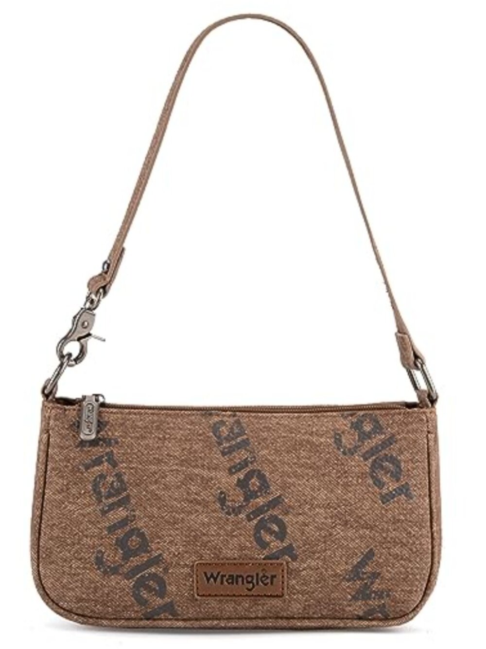 Wrangler Shoulder Bag Clutch Purse Retro Hobo Letter Print